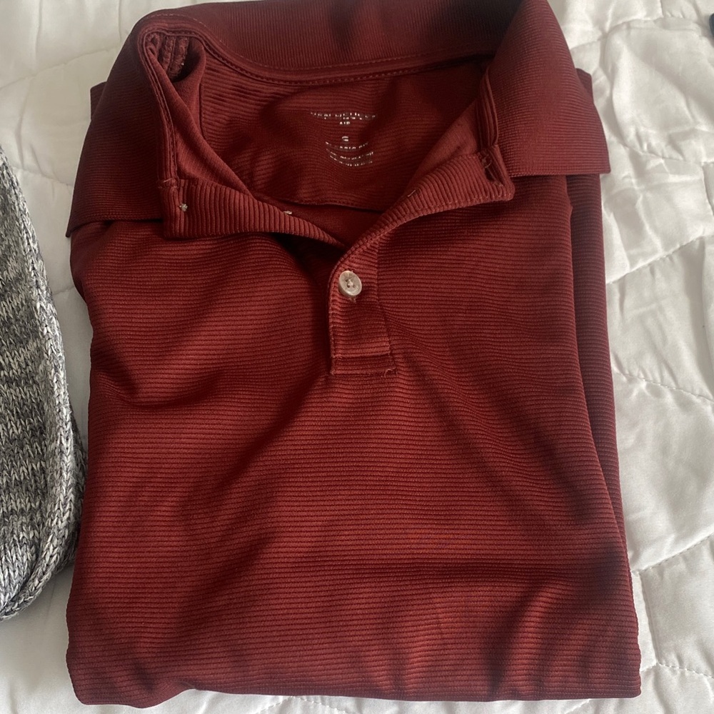 Van Heusen Deep Red Polo Shirt